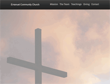 Tablet Screenshot of emanuelcc.org